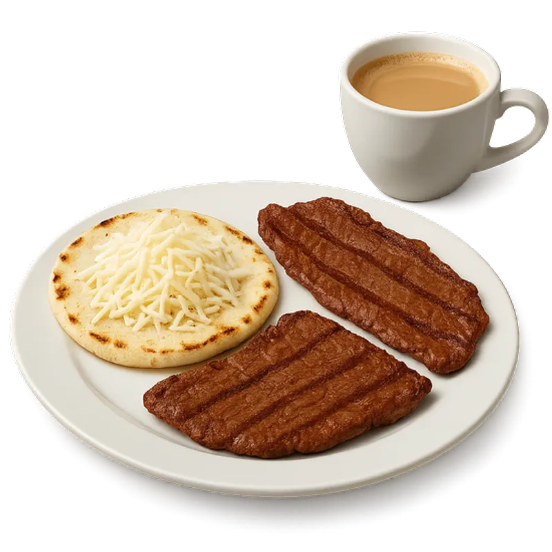 Arepa Y Carne