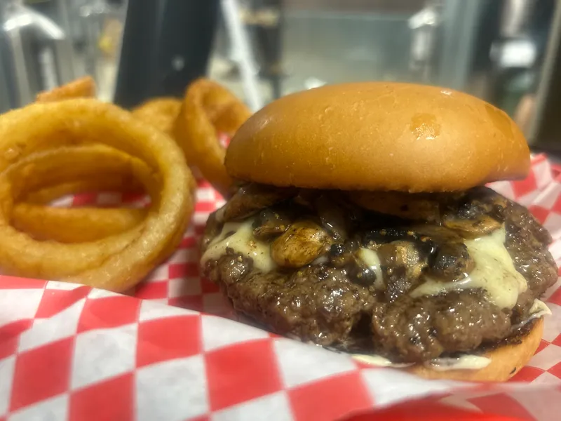 Mushroom Swiss Burger