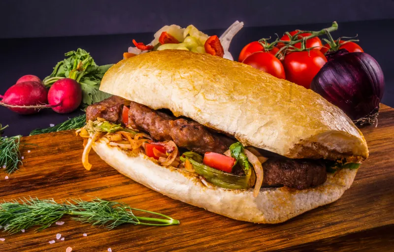 Kofta Kabob Sandwich