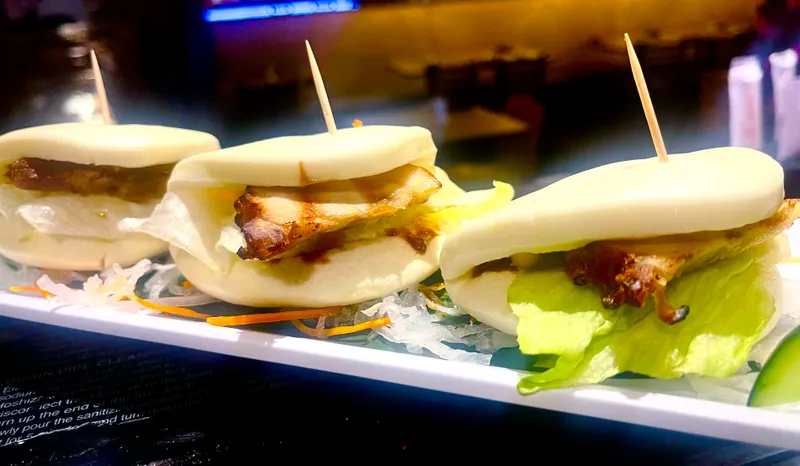 Steamed Buns with BBQ Pork Belly
