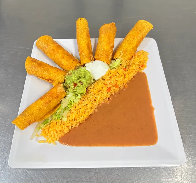 6. 3 Chicken Flautas
