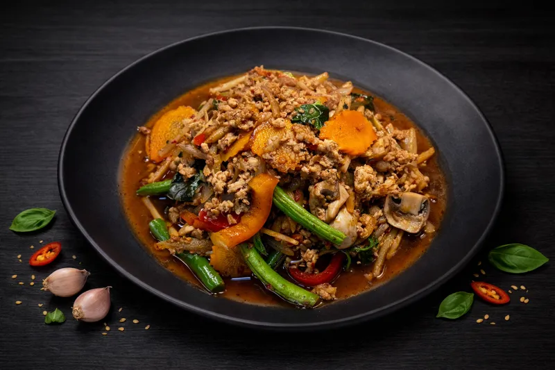 Stir Fried Basil Leaf