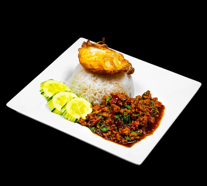 Pak Kra Pao Ground Pork