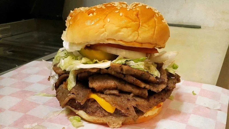 Gyro Cheese Burger
