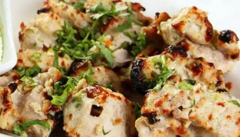Malai Chicken Kebab Platter