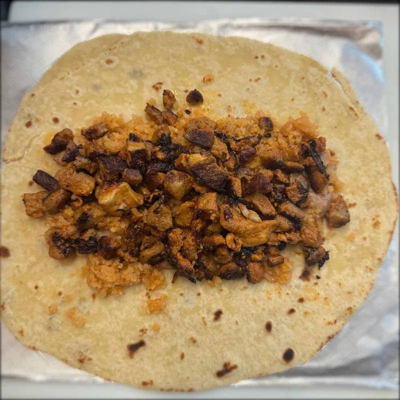 Pastor With Rice & Beans