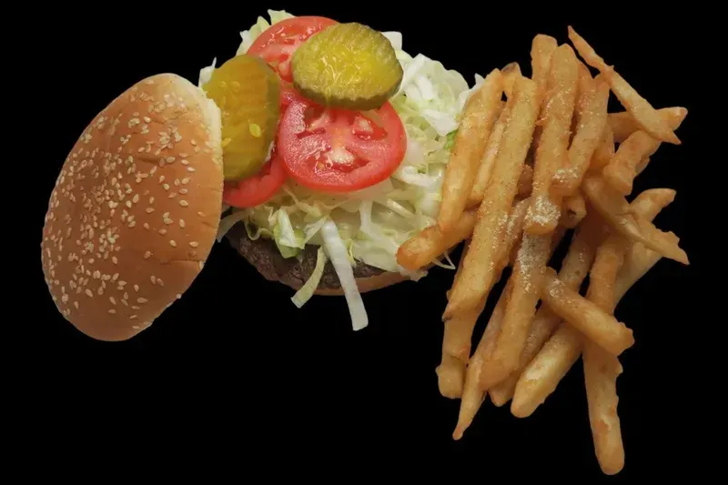13. Cheeseburger With Fries