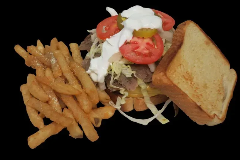 17. Gyro Steak Burger With Fries