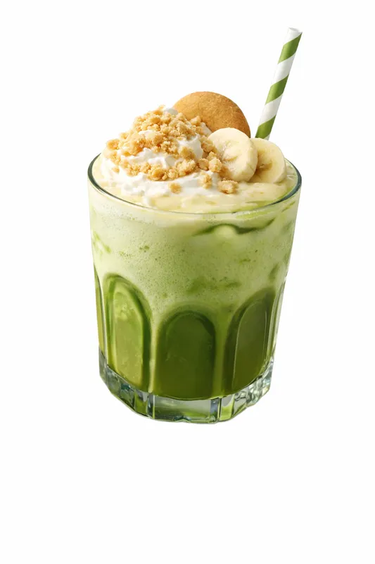 Ceremonial Grade Banana Pudding Matcha Latte
