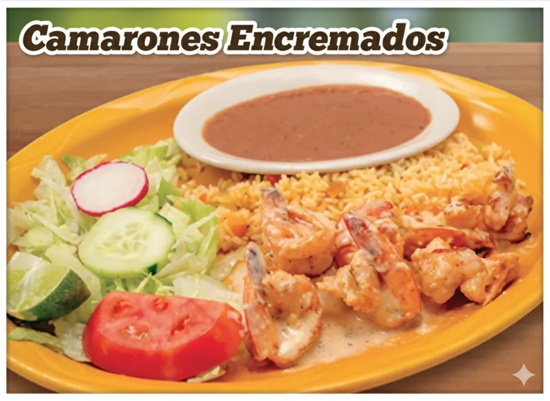 Camarones Encremadas