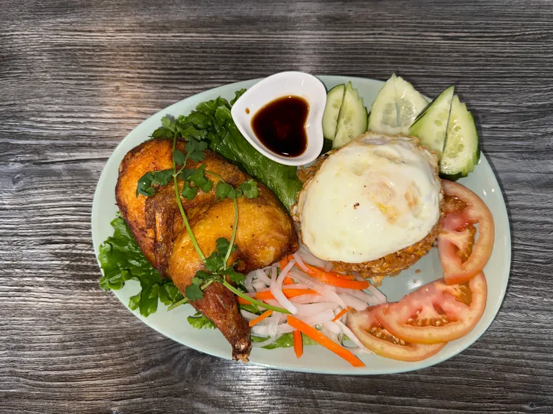 Vietnamese Deep Fried Rice Chicken
