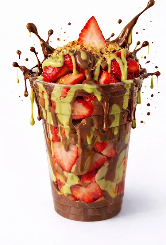 Viral  Dubai Chocolate Strawberries