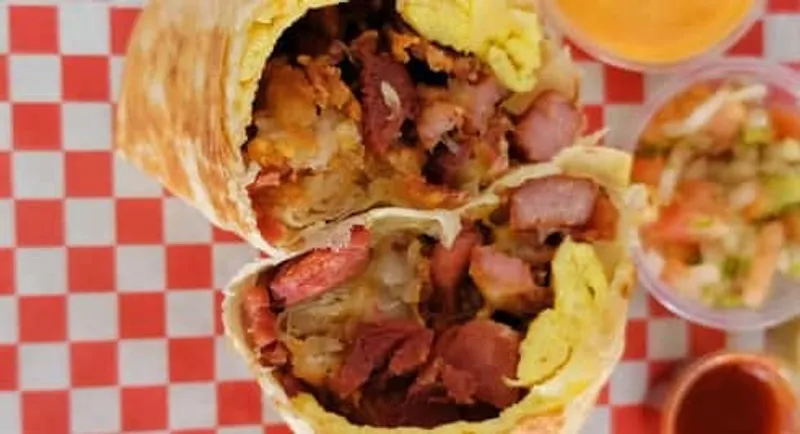 Meat Eater Breakfast Burrito