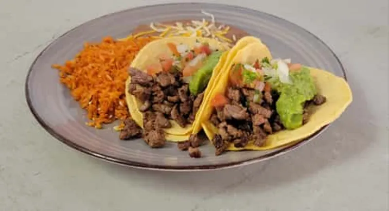 #15 Two Asada Tacos Plate