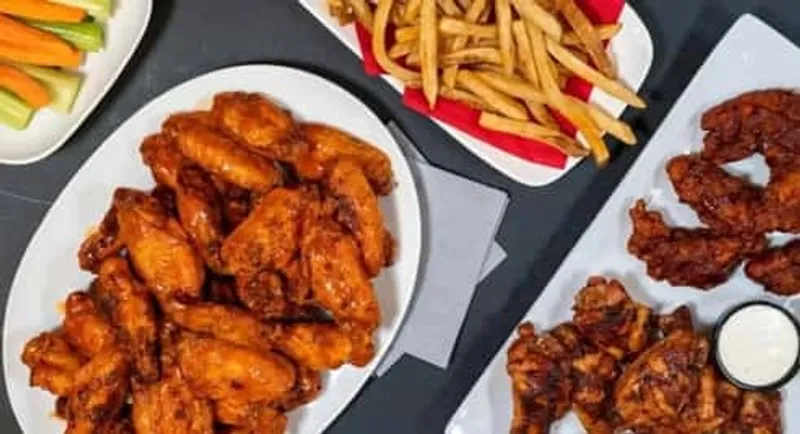 8 Bone-In Wings With Fries