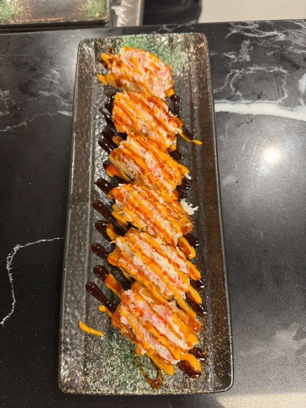 Spicy Crab On Crispy Rice