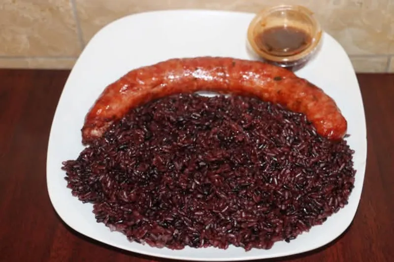 Hmong Sausage With Rice