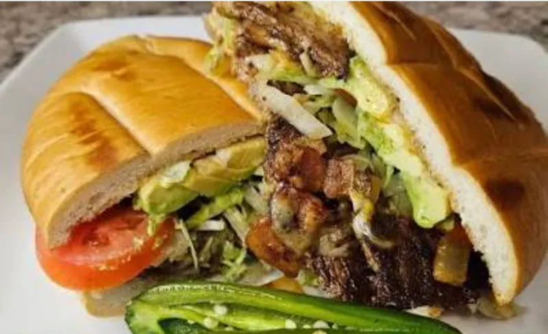 Beef Mexican Sandwich/Torta de Asada