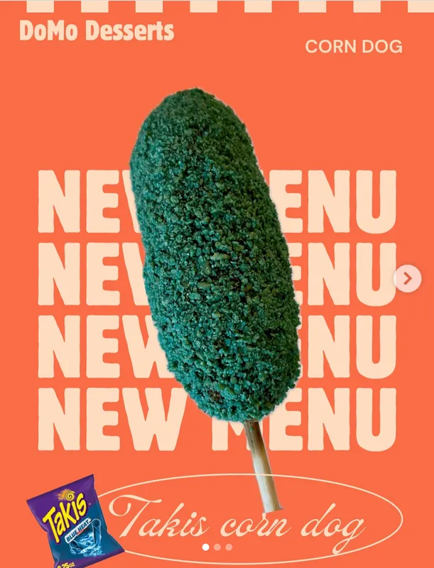 Korean Corndog (Full Hotdog/Blue Takis)