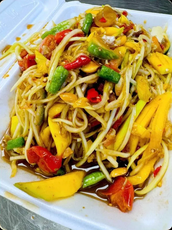 Mango Papaya Salad
