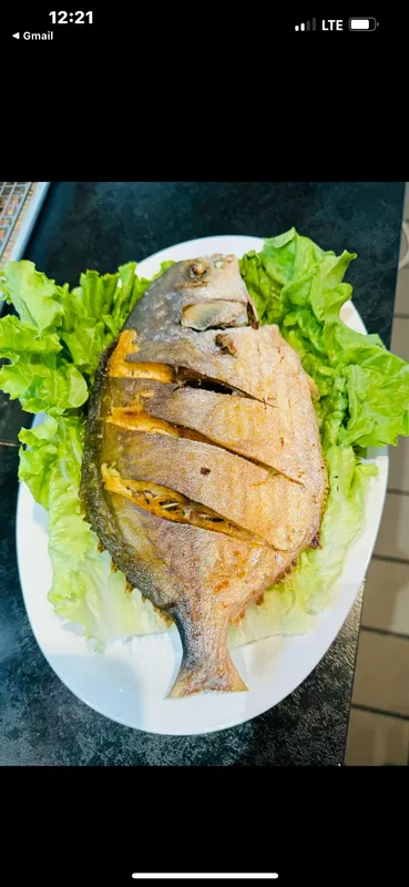 Fried Pompano Fish