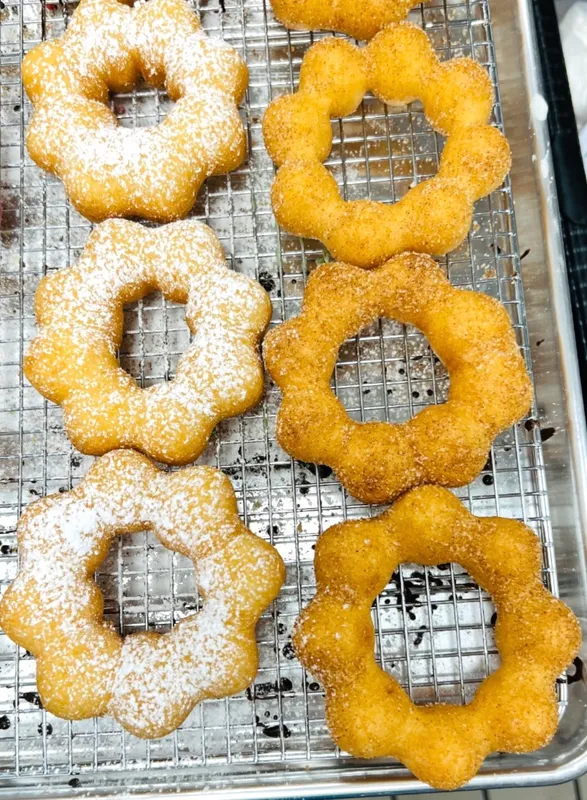 Mochi Donuts With Sugar & Cinnamon
