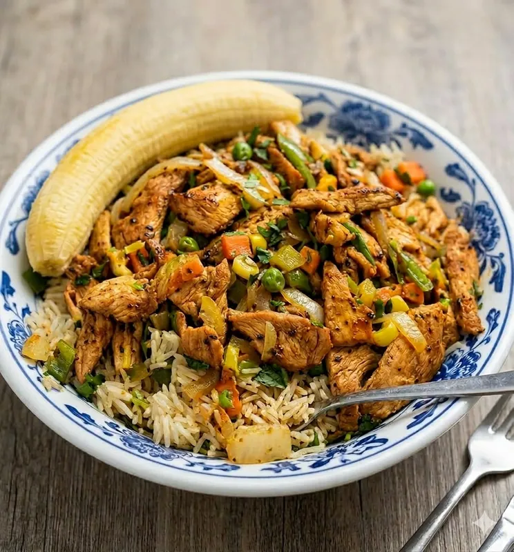 Chicken Suqaar / Rice