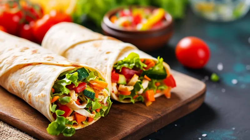 Bean And Beef Burrito