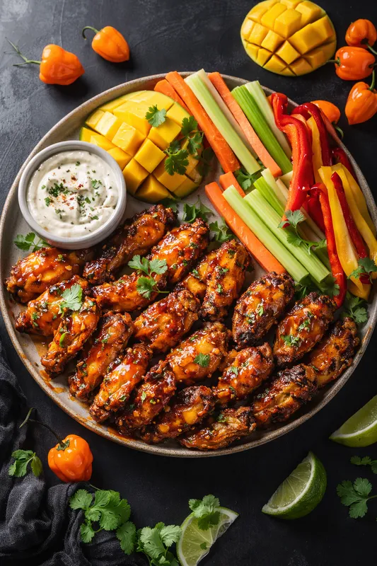 Mango Habanero Wings