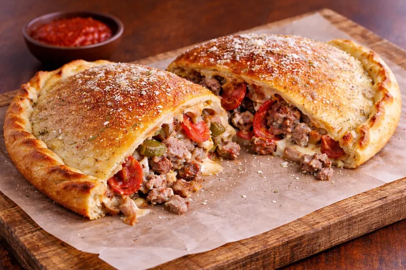 All Meat Calzone