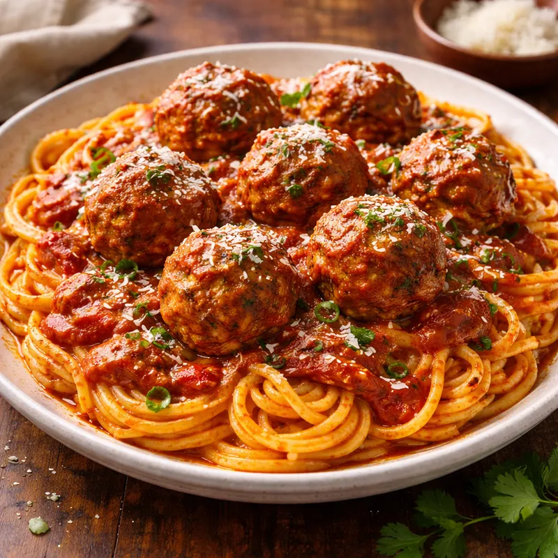 Italian Meatball Pasta