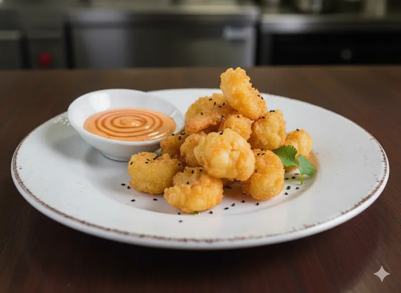 Spicy Popcorn Shrimp
