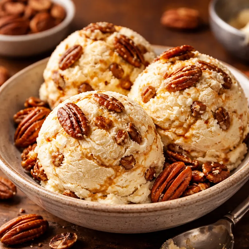 Buttered Pecan Ice Cream