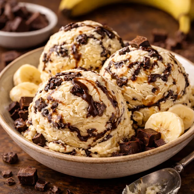Banana Fudge Ice Cream