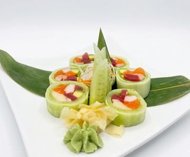 Tricolor Roll {Low Carb}