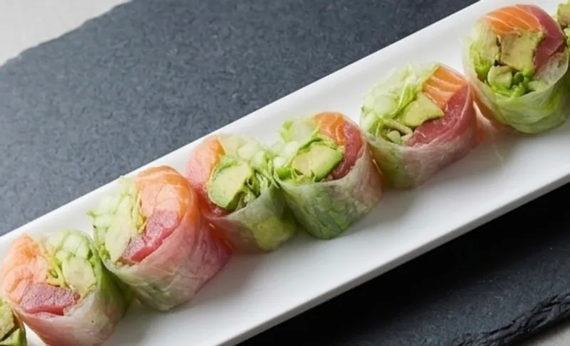 Ocean Spring Roll {Low Carb}