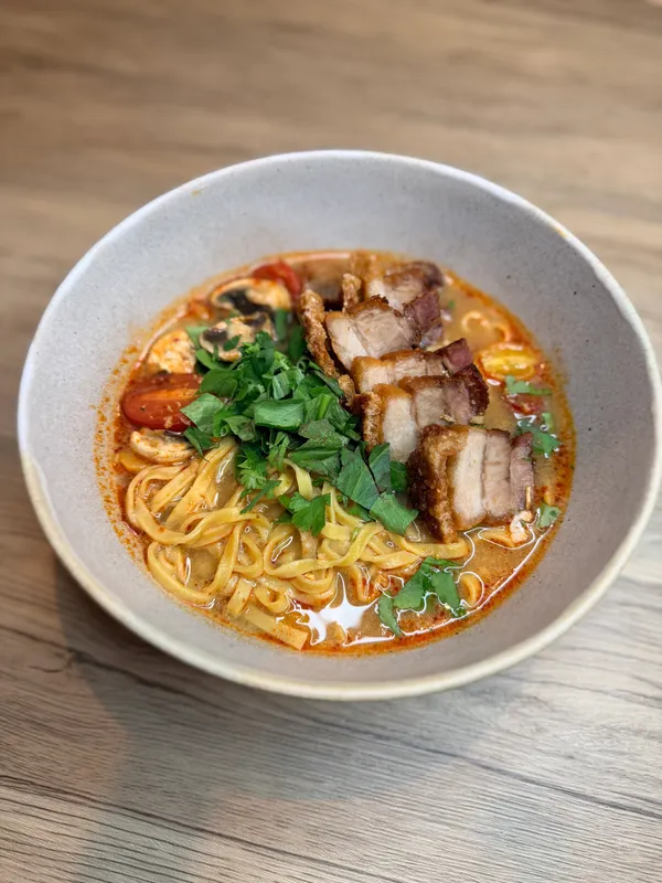 Creamy Tom Yum Noodle Bowl