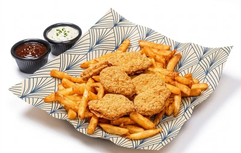 Chiken Nuggets with fries