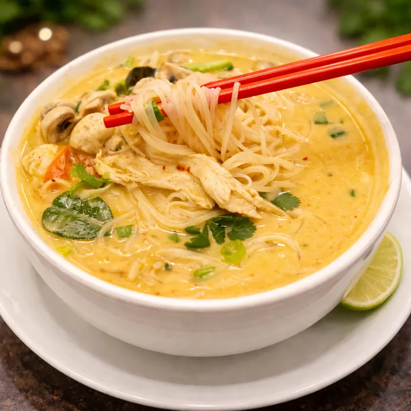 Tom Kha Noodle Soup