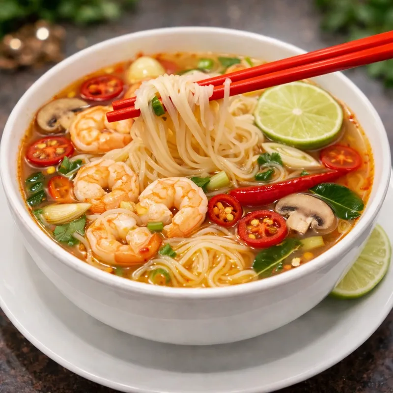 Tom Yum Noodle Soup