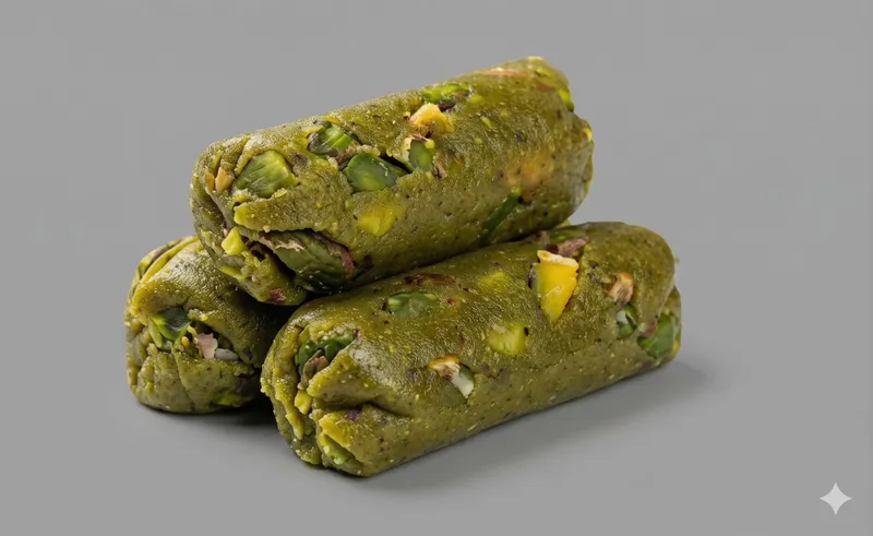 Pistachio Roll Baklava  (3 Pcs)