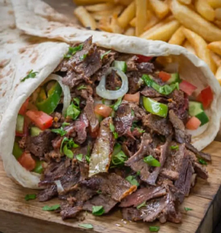 Laffa Lamb Shawarma