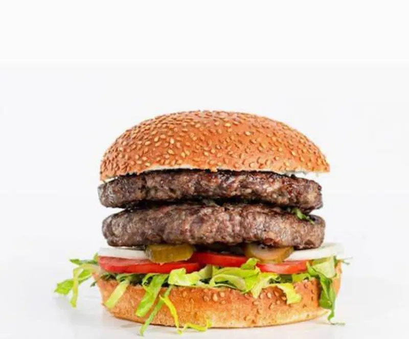 Double Burger & Fries