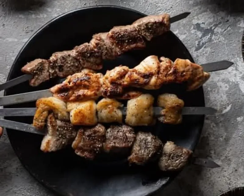 Persian Lemon Chicken Skewer