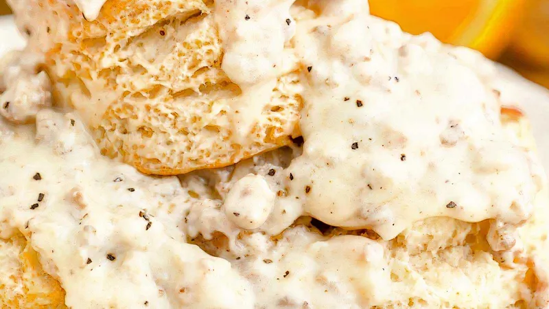 Half Biscuit and Gravy