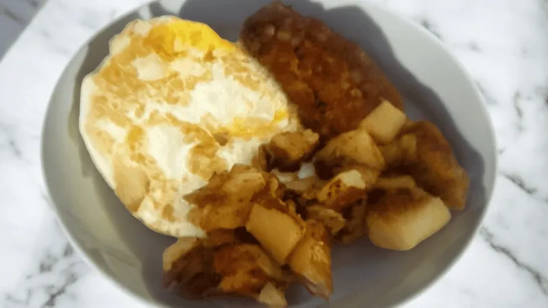 Cornbeef Hash & Eggs