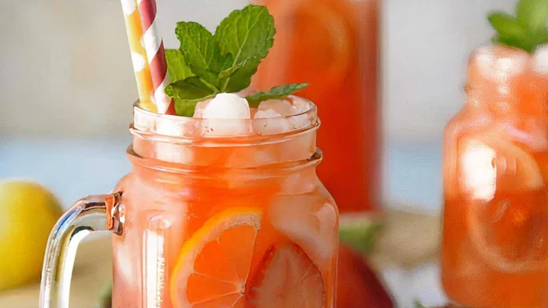 Strawberry Mint Lemonade