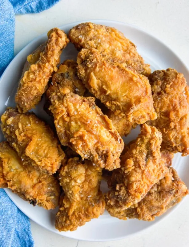 6 Pcs Fried Wings with Fries