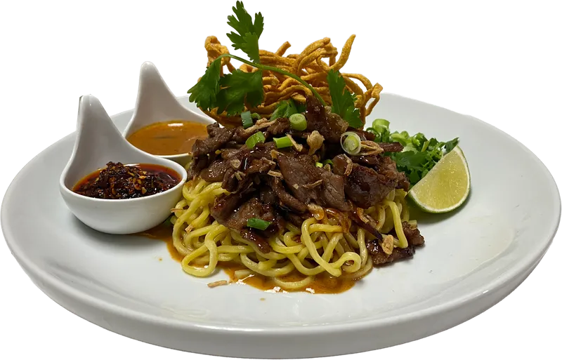 Lo Mein Kaow Soy Grilled Beef