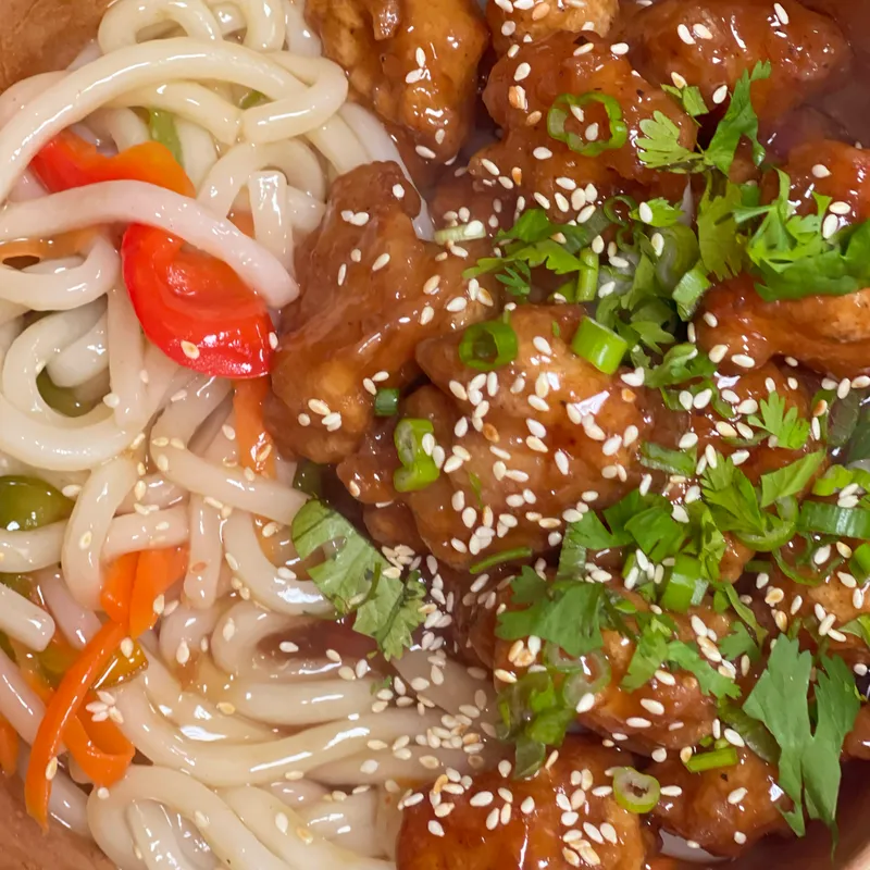 Udon Sesame Chicken